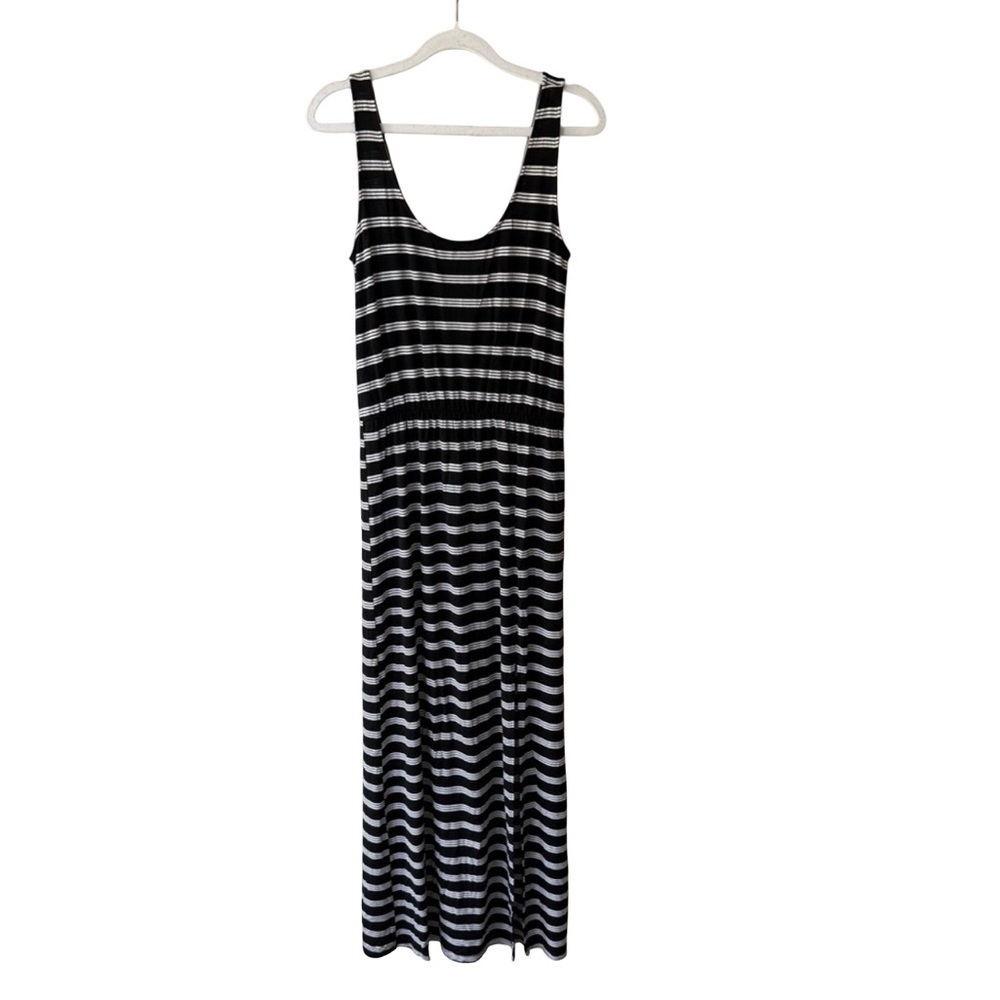 Charlotte Russe Black and White Maxi Dress Sleeveless Women’s M